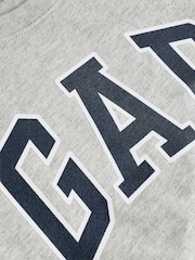 Gap Grey Logo Short Sleeve Crew Neck T-Shirt (Newborn-5yrs) - Image 3 of 3
