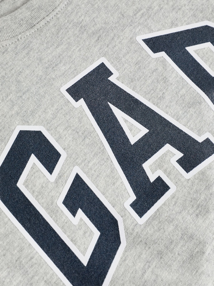 Gap Grey Logo Short Sleeve Crew Neck T-Shirt (Newborn-5yrs) - Image 3 of 3