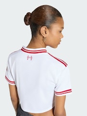 adidas White Liverpool Fc 26/27 Away Crop Jersey - Image 4 of 5