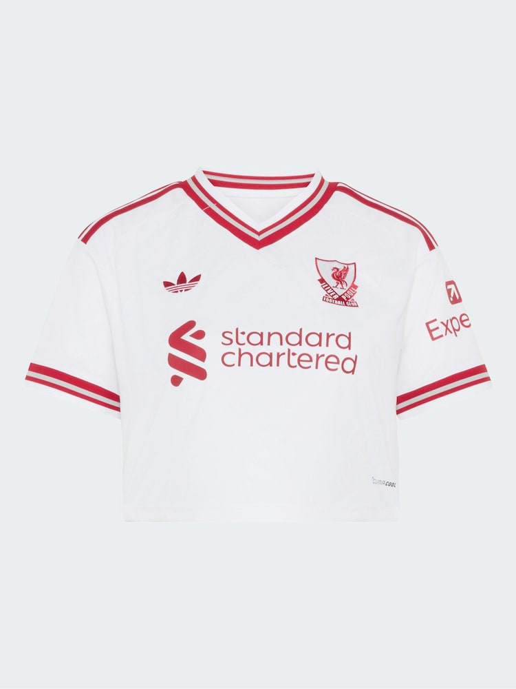 adidas White Liverpool Fc 26/27 Away Crop Jersey - Image 5 of 5