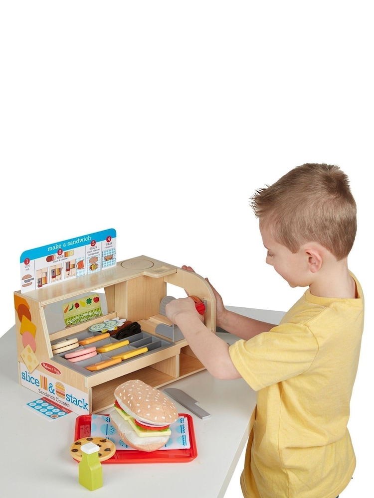 Melissa & Doug Slice & Stack Sandwich Counter - Image 6 of 6