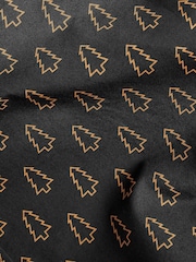 Black/Gold Tree Christmas Printed Long Sleeve Shirt - Image 9 of 9