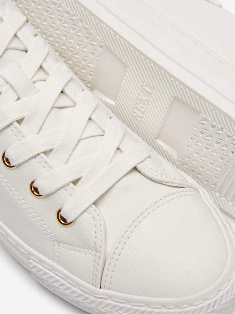 Weiß - Baseball-Turnschuhe - Bild 4 von 4