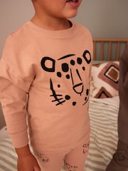 Multi Animal Ribbed Legging Snuggle Pyjamas 3 Pack (9mths-8yrs) - Image 5 of 11