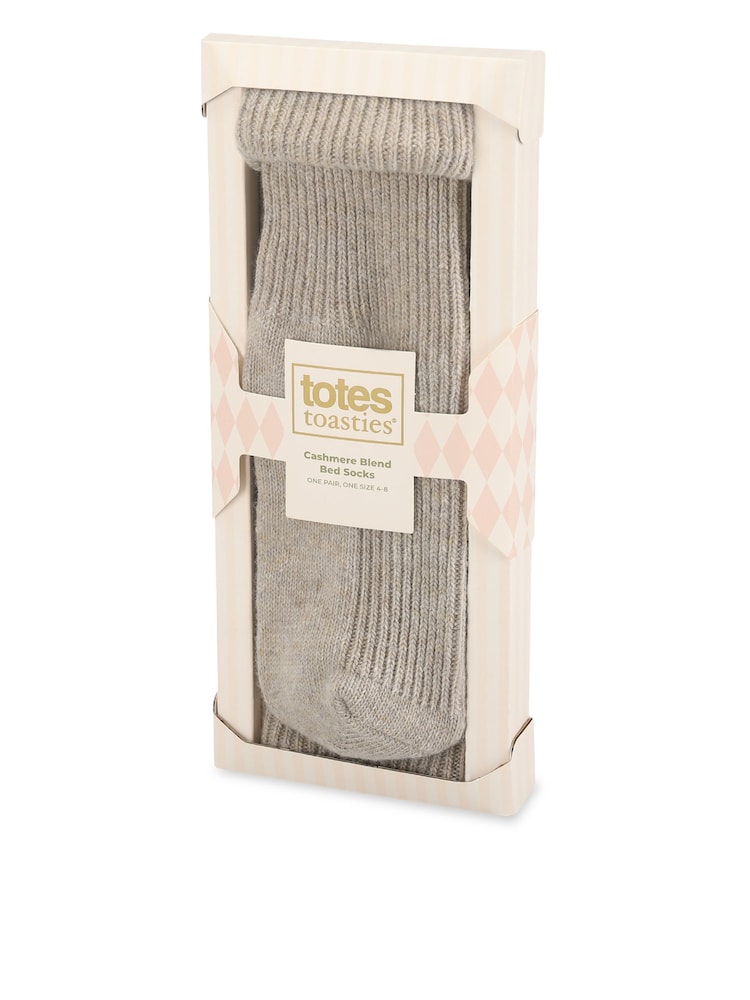 Totes Natural Cashmere Blend Bed Socks - Image 2 of 3