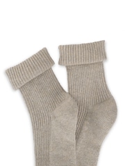 Totes Natural Cashmere Blend Bed Socks - Image 3 of 3