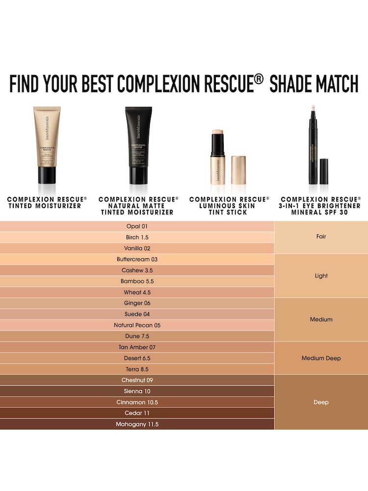 bareMinerals Deep Complexion Rescue 3-in-1 Eye Brightener SPF 30 - Image 8 of 8 bareMinerals Deep Complexion Rescue 3-in-1 Eye Brightener SPF 30 - Image 8 of 8