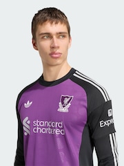 adidas Purple Originals  Liverpool Fc 26/27 Away Goalkeeper -Football Shirt - Image 3 of 5