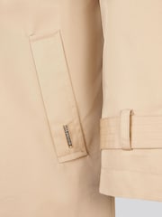 U.S. Polo Assn Cream Double Breasted Belted Trench Coat - Image 3 of 6
