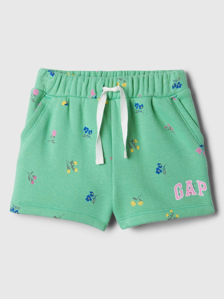 Gap Green Logo Graphic Pull On Baby Shorts (Newborn-5yrs) - Image 1 of 1 Gap Green Logo Graphic Pull On Baby Shorts (Newborn-5yrs) - Image 1 of 1