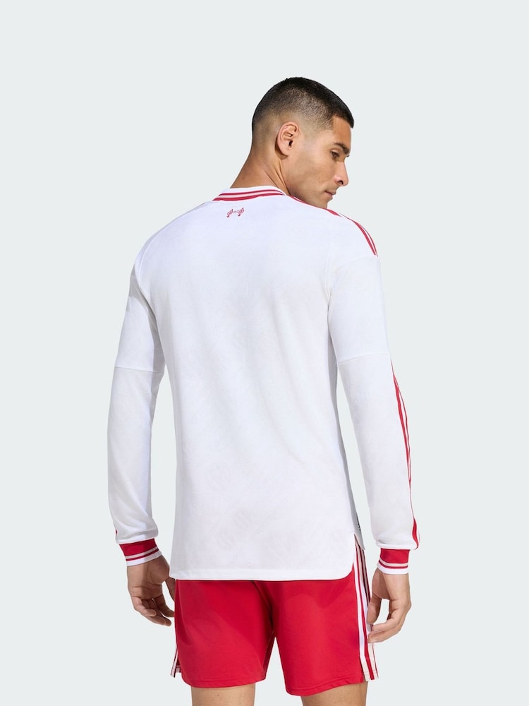adidas White Originals Liverpool Fc 26/27 Away Authentic Longsleeve Football Shirt - Image 2 of 5 adidas White Originals Liverpool Fc 26/27 Away Authentic Longsleeve Football Shirt - Image 2 of 5