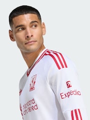 adidas White Originals Liverpool Fc 26/27 Away Authentic Longsleeve Football Shirt - Image 3 of 5