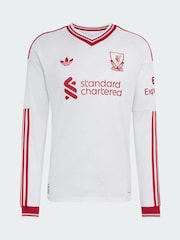 adidas White Originals Liverpool Fc 26/27 Away Authentic Longsleeve Football Shirt - Image 5 of 5