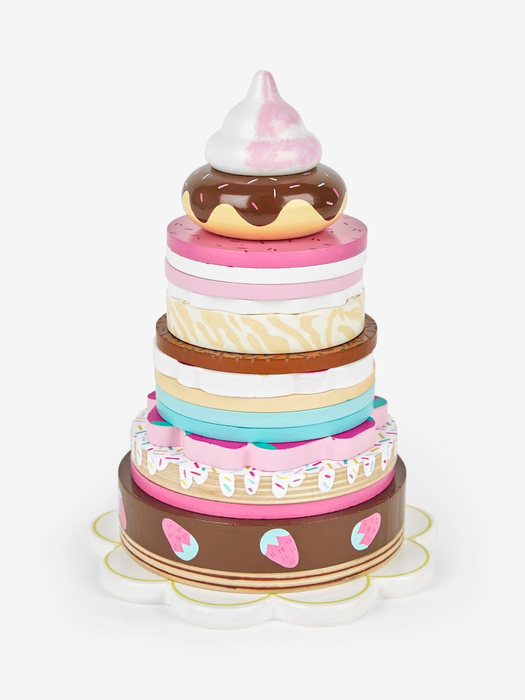 JoJo Maman Bébé Cake Stacking Game - Image 1 of 5 JoJo Maman Bébé Cake Stacking Game - Image 1 of 5
