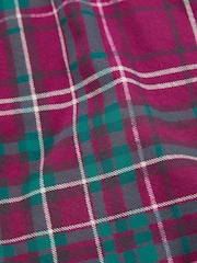 Pink/Purple Check Bikini Cotton Rich Logo Knickers 4 Pack - Image 6 of 10