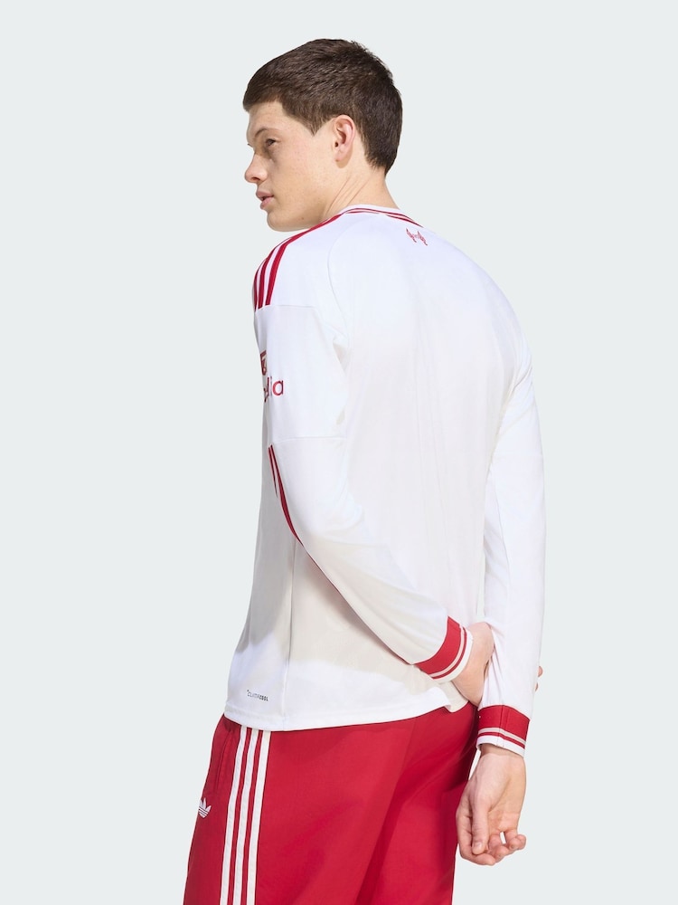 adidas White Liverpool Fc 26/27 Away Long Sleeve Jersey - Image 2 of 5 adidas White Liverpool Fc 26/27 Away Long Sleeve Jersey - Image 2 of 5
