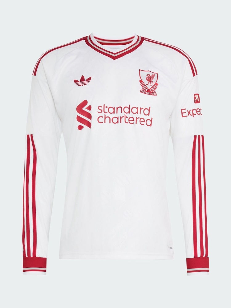 adidas White Liverpool Fc 26/27 Away Long Sleeve Jersey - Image 5 of 5 adidas White Liverpool Fc 26/27 Away Long Sleeve Jersey - Image 5 of 5
