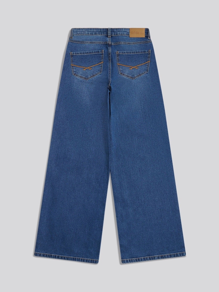 U.S. Polo Assn. Blue Wide Fit Jeans - Image 2 of 4 U.S. Polo Assn. Blue Wide Fit Jeans - Image 2 of 4
