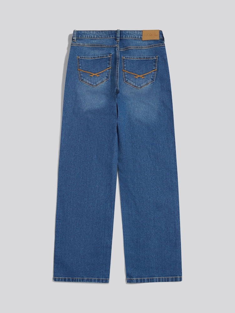 U.S. Polo Assn. Blue Straight Fit Jeans - Image 2 of 4 U.S. Polo Assn. Blue Straight Fit Jeans - Image 2 of 4