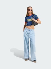 adidas Blue Originals Arsenal Fc 26/27 Away Cropped Jersey - Image 3 of 5