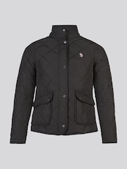Svart - U.S. Polo Assn Diamantquiltad jacka - Bild 6 av 10