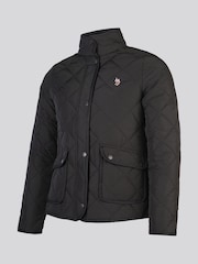 Svart - U.S. Polo Assn Diamantquiltad jacka - Bild 8 av 10