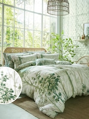 Graham & Brown Green Coppice Forest 100% Cotton Duvet Cover and Pillowcase Set - Image 1 of 7