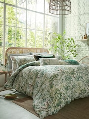 Graham & Brown Green Coppice Forest 100% Cotton Duvet Cover and Pillowcase Set - Image 2 of 7