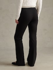 U.S. Polo Assn Black Pintuck Ponte Flare Leggings - Image 4 of 7