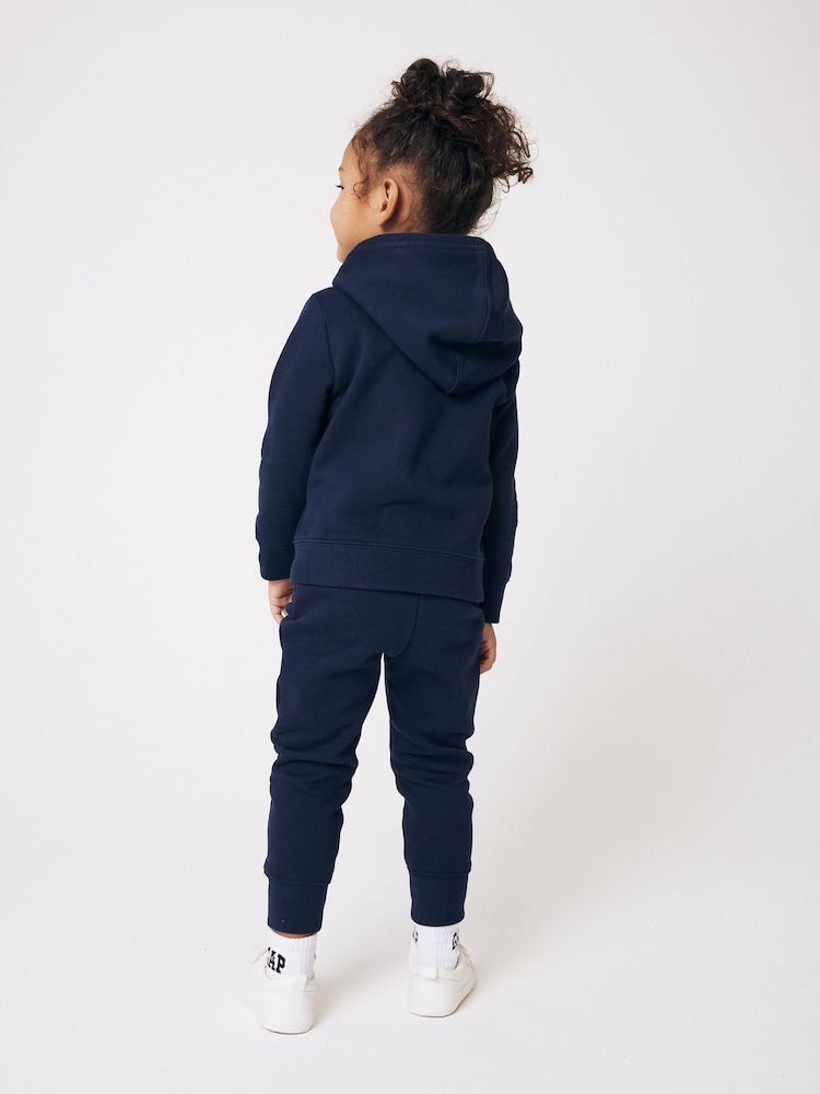 Gap Navy Blue Logo Arch Baby Zip Through Hoodie (Newborn-5yrs) - Image 4 of 9