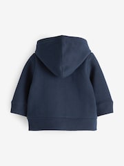 Gap Navy Blue Logo Arch Baby Zip Through Hoodie (Newborn-5yrs) - Image 9 of 9