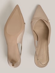 Hobbs Gold Serena Slingback Shoes - Image 4 of 4