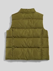 U.S. Polo Assn. Green Womens Lightweight Puffer Gilet - Image 8 of 11