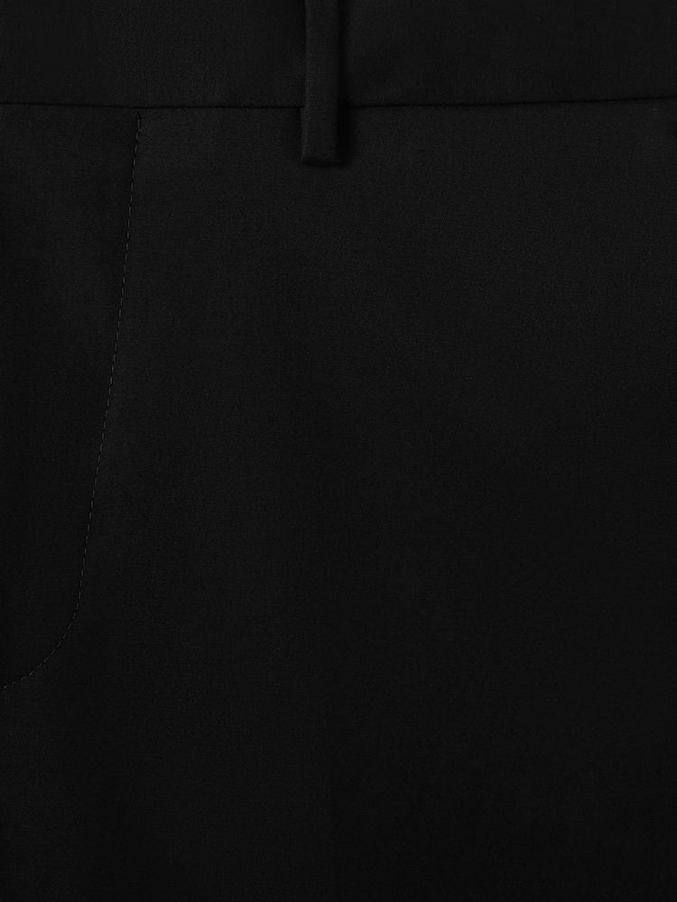 Reiss Black Eastbury Reg Cotton Blend Chinos - Image 6 of 6
