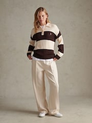 U.S. Polo Assn. Striped Knit Rugby Jumper - Bilde 3 av 6