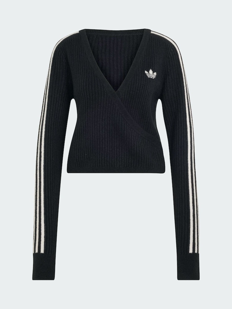 adidas Originals Adidas Originals By Jennie Knitted Wrap Around Cardigan - Bilde 5 av 5
