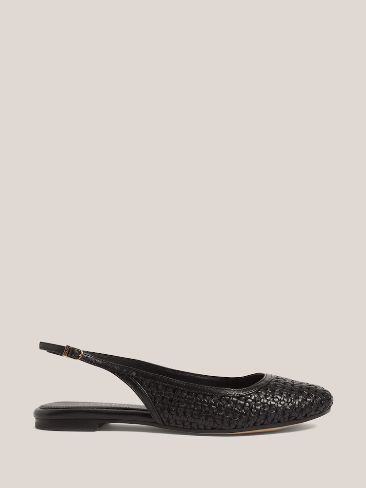 Hobbs Black Georgia Slingback Shoes - Image 1 of 4 Hobbs Black Georgia Slingback Shoes - Image 1 of 4