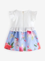 Baker by Ted Baker Blue Frilled Mockable Dress - Image 2 of 5