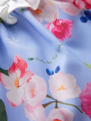 Baker by Ted Baker Blue Frilled Mockable Dress - Image 4 of 5