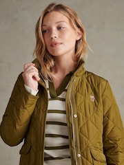 Grön - U.S. Polo Assn Diamantquiltad jacka - Bild 2 av 10