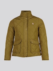 Grön - U.S. Polo Assn Diamantquiltad jacka - Bild 6 av 10