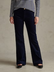 U.S. Polo Assn. Blue Baby Cord Flared Trousers - Image 1 of 7