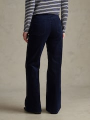 U.S. Polo Assn. Blue Baby Cord Flared Trousers - Image 4 of 7