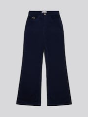 U.S. Polo Assn. Blue Baby Cord Flared Trousers - Image 5 of 7