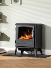 Dimplex Black Bari Optiflame 2D Flame Effect Stove - Image 1 of 8