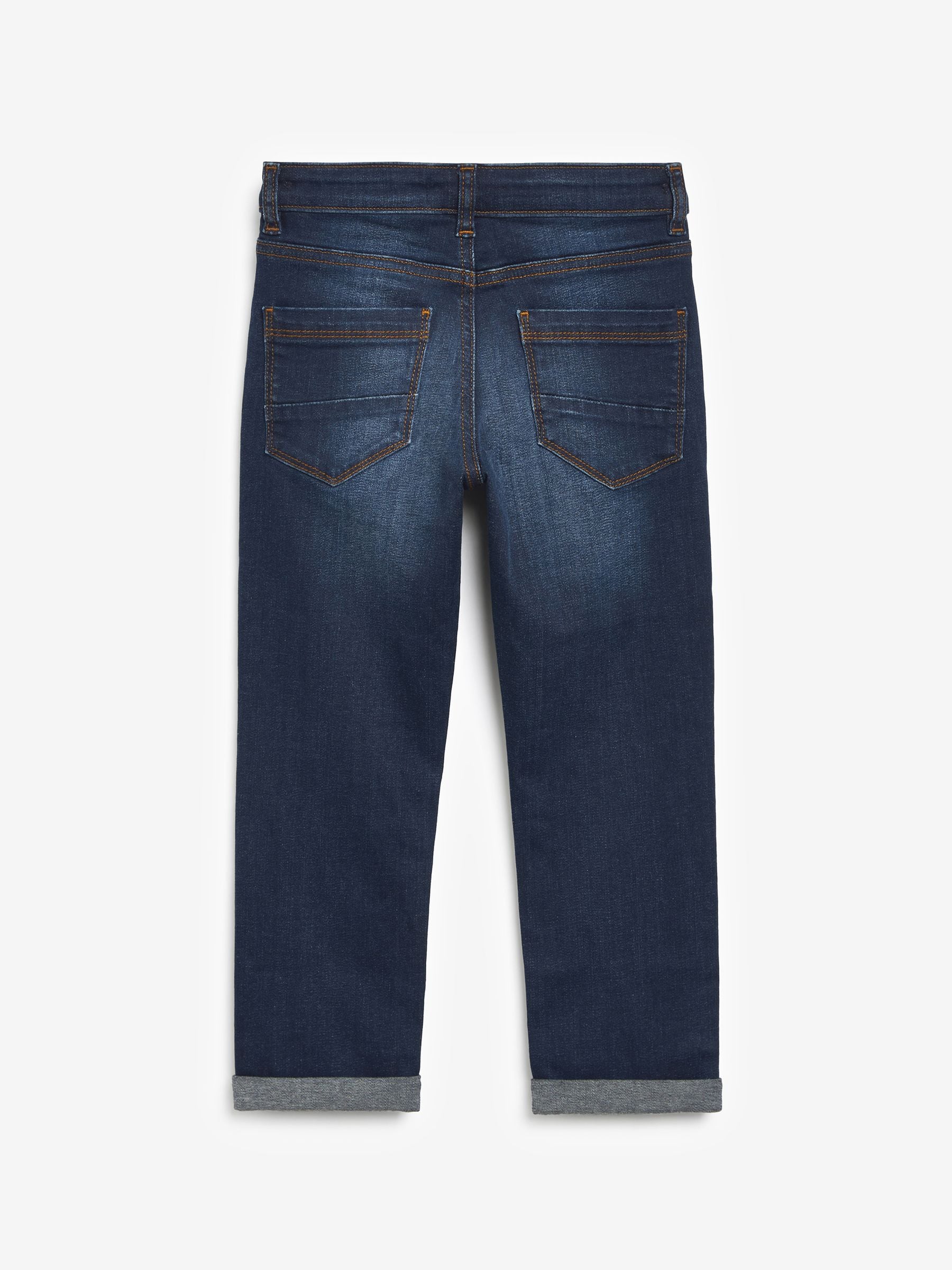 Buy Indigo Regular Fit Mega Stretch Adjustable Waist Jeans