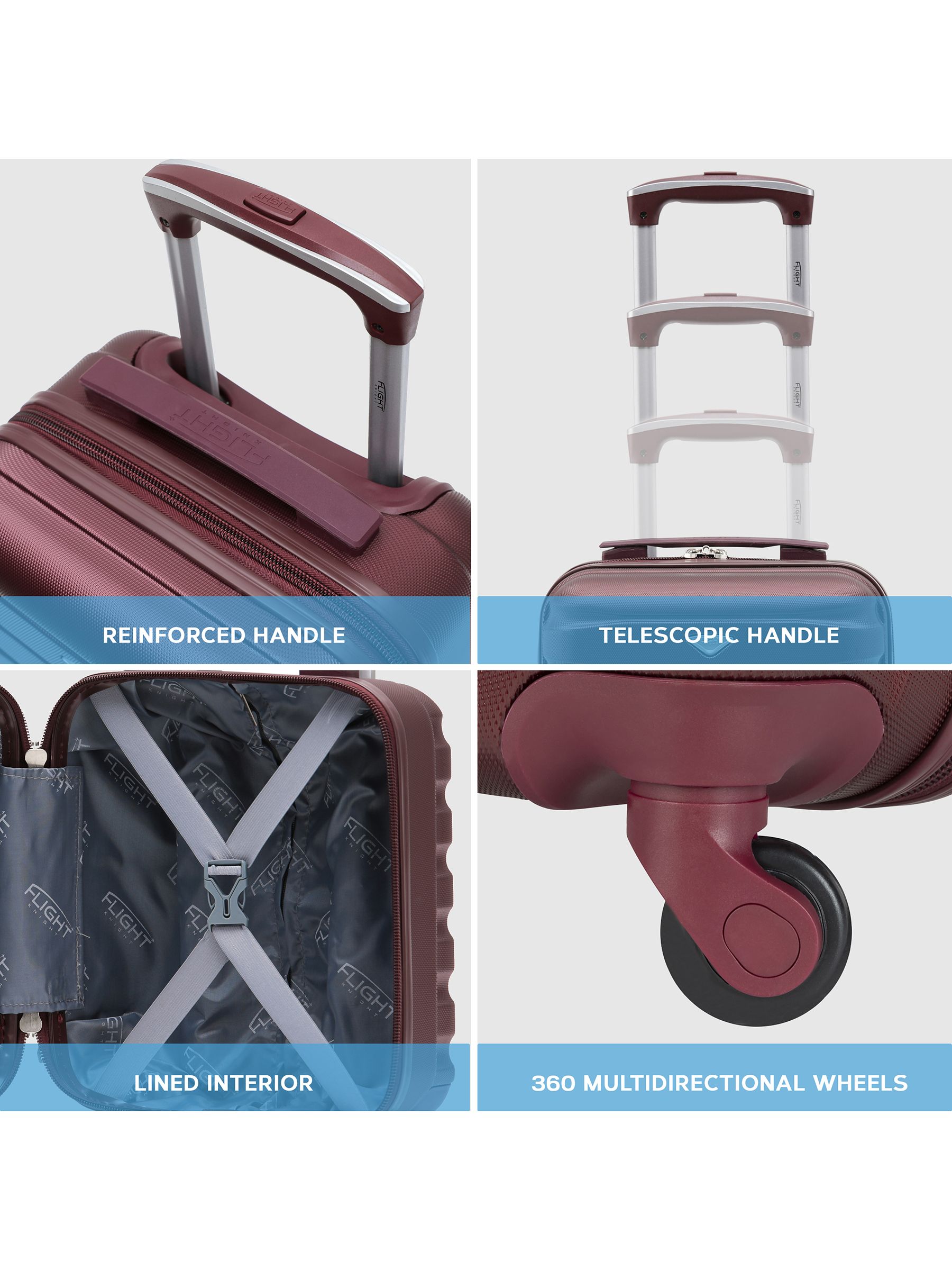 Cheap cabin luggage 4 wheels 2025