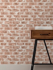 Urban Walls Red Warehouse Brick Wallpaper - Image 1 of 4
