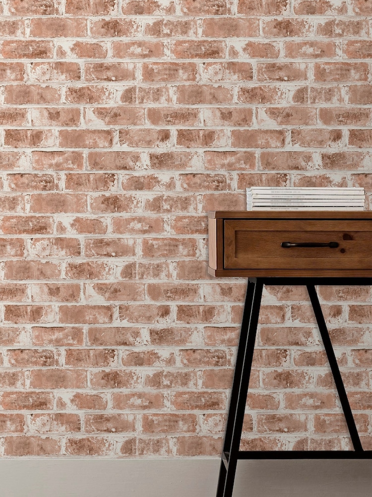Urban Walls Red Warehouse Brick Wallpaper - Image 1 of 4