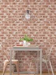 Urban Walls Red Warehouse Brick Wallpaper - Image 3 of 4